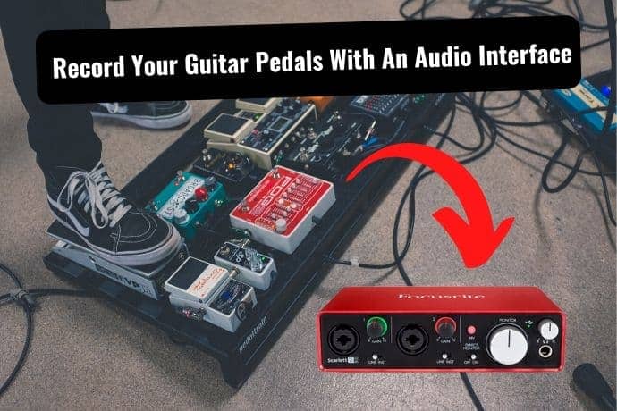 guitar preamp into audio interface